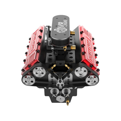 TOYAN V8 Engine FS-V800 28cc Nitro Engine - Build Your Own V8 Engine - V8 Engine Model Kit That Works