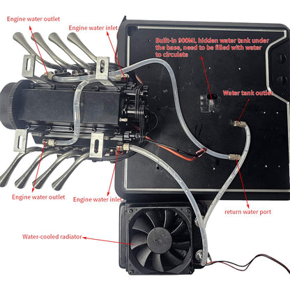 Upgraded Stand for TOYAN V8 FS-V800WGPC Engine Model