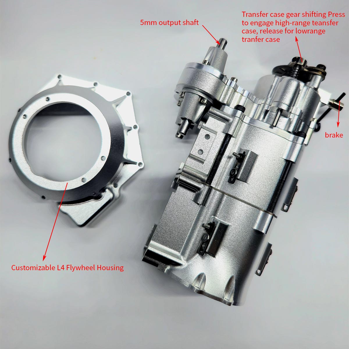 6-Speed Power Shift Transmission for CISON V8 Engine Model with High/Low Transfer Case