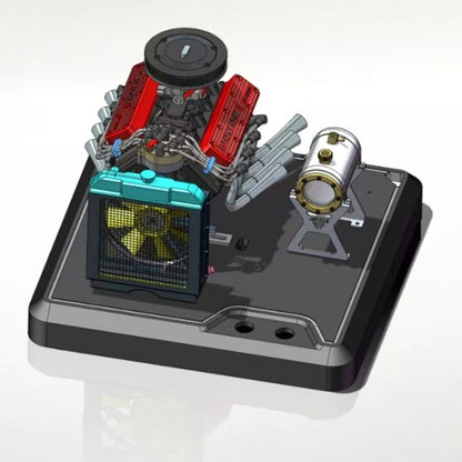 TOYAN FS-V800WGPC V8 Engine With Starter Kit, Stand and Accessories-One Key Start