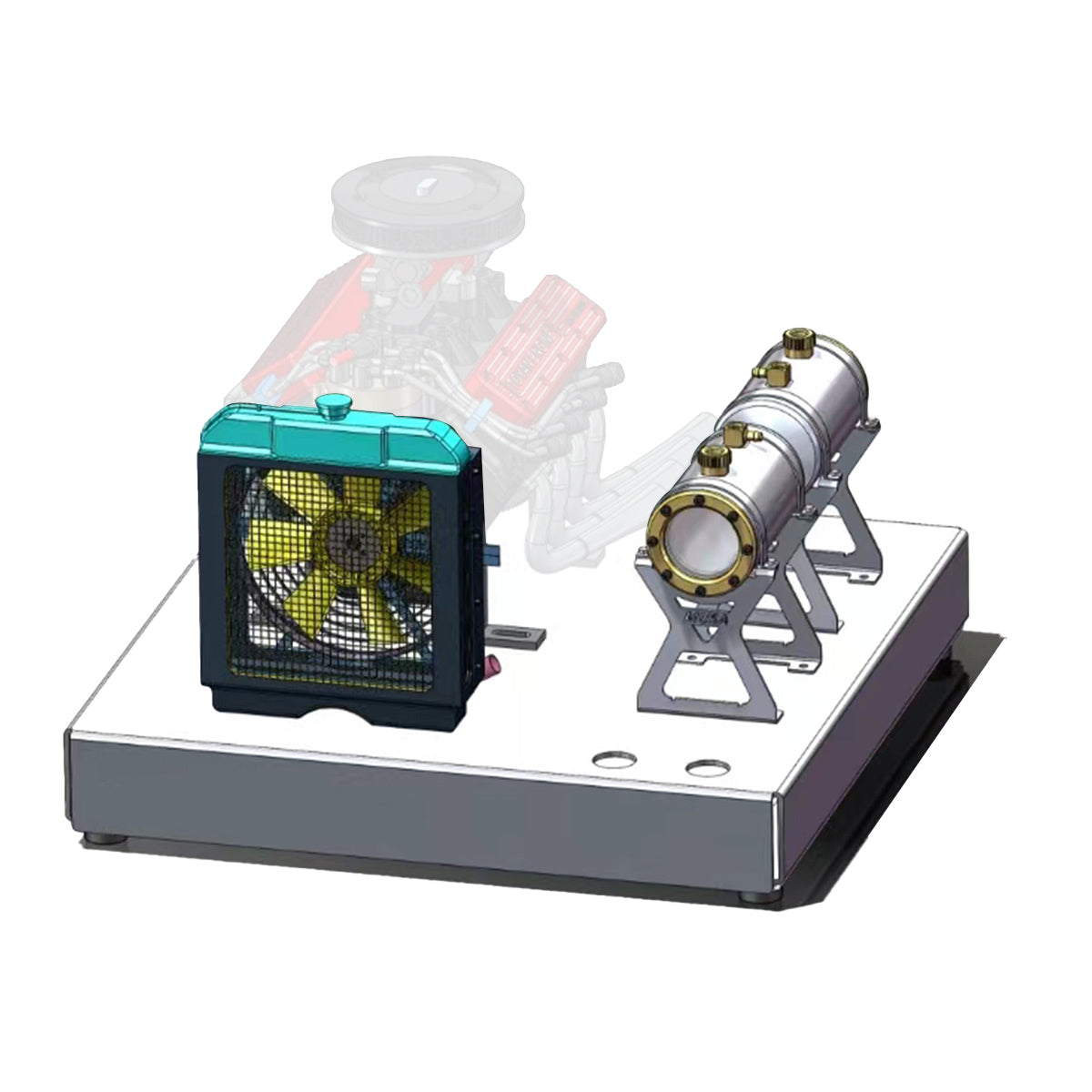 Upgraded Stand for TOYAN V8 FS-V800WGPC Engine Model